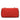 Red Fendi Midi Chain Baguette Satchel - Designer Revival