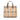 Beige Burberry Haymarket Check Coated Canvas Tote - Designer Revival