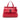 Red Gucci Small Leather Bamboo Daily Satchel