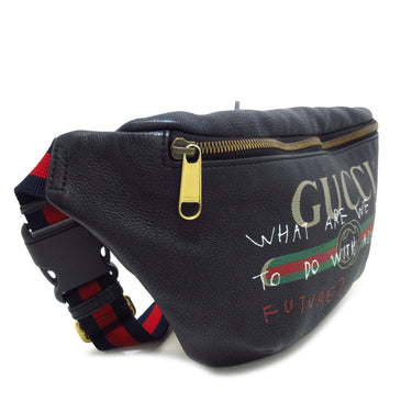 Black Gucci Coco Capitan Logo Belt Bag