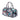 Black Prada Saffiano Lux Floral Print Boston Bag Satchel