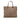 Brown Fendi Zucchino Canvas Tote - Designer Revival
