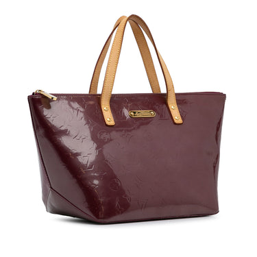 Purple Louis Vuitton Monogram Vernis Bellevue PM Handbag