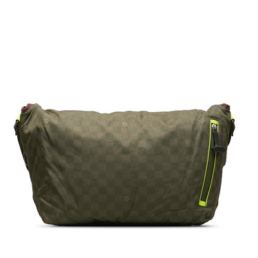 Green Louis Vuitton Damier Challenge Messenger Bag - Designer Revival