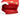 Red Saint Laurent Small Smooth Calfskin Monogram Kate Tassel Crossbody