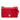 Red Dior Small Grained Calfskin Diorama Flap Crossbody Bag