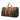 Brown Louis Vuitton Monogram Keepall 55 Travel Bag