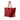 Red Louis Vuitton Monogram Vernis Bellevue GM Tote Bag