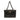 Black Chanel CC Quilted Calfskin Tweedy Shopping Tote