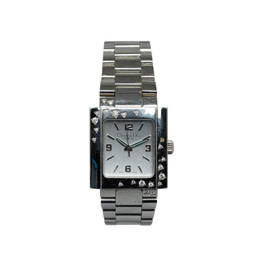 Silver Dior Quartz Stainless Steel Riva Watch