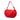 Red Bottega Veneta Intrecciato Trimmed Cervo Flap Bag