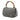 Gray Gucci Medium Calfskin New Bamboo Top Handle Bag Satchel