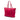 Pink Prada Saffiano Trimmed Tessuto Satchel