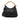 Black Gucci GG Canvas Bamboo Studded Hobo