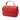 Red Chanel Small Lambskin Easy Carry Flap Satchel