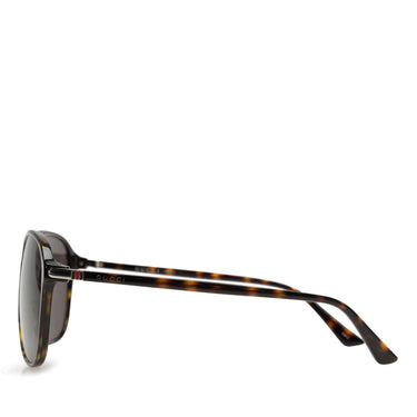 Black Gucci Aviator Acetate Sunglasses - Designer Revival