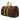 Brown Louis Vuitton Monogram Keepall 55 Travel Bag