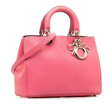 Pink Dior Medium Diorissimo Satchel - Designer Revival