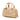Gold LOEWE Micro Metallic Leather Amazona Satchel