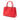 Red Prada Small Saffiano Lux Galleria Double Zip Satchel