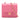 Pink Chanel Mini Square Classic Lambskin Single Flap Crossbody Bag