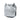Silver Chanel Small Quilted Metallic Aged Calfskin Gabrielle Bucket Bag