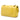 Yellow Chanel Medium Classic Chevron Lambskin Double Flap Shoulder Bag