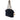 Black Chanel CC Quilted Satin Zip Handbag