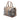 Gray Burberry Smoke Check Coated Canvas Gilmoure Satchel