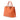 Orange Prada Medium Saffiano Cuir Double Satchel