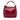 Red Saint Laurent Crinkled Patent Roady Hobo Handbag