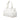 White Dior Calfskin Flight Handbag