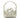Silver LOEWE Metallic Leather Anagram Flower Handbag