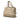 Beige LOEWE Small Leather Gate Top Handle Satchel