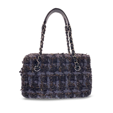 Purple Chanel Paris-New York Tweed Box Bag