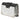 Silver Prada Saffiano Trimmed Metallic Vitello Cahier Bag