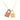 Gold Hermès Gold Plated and Swift O Kelly Pendant Necklace