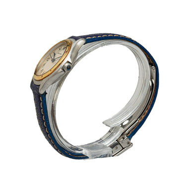 Silver Cartier Quartz Stainless Steel Cougar Watch - Designer Revival