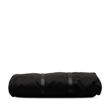 Black Prada Saffiano Trimmed Tessuto Garment Bag