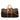 Brown Louis Vuitton Monogram Keepall Bandouliere 55 Travel Bag