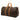 Brown Louis Vuitton Monogram Keepall Bandouliere 55 Travel Bag