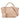 Beige Prada Vitello Daino Zip Top Satchel