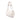 White Chanel CC Double Stitch Lambskin Single Flap Shoulder Bag