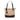 Brown Burberry Haymarket Check Canvas Tote - Designer Revival