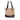 Brown Burberry Haymarket Check Canvas Tote - Designer Revival