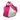Pink LOEWE Small Bicolor Calfskin Hammock Bag Satchel