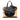 Brown LOEWE Small Raffia and Leather Gate Top Handle Bag Satchel