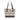 Beige Burberry House Check Canvas Tote
