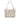 White LOEWE Small Anagram Leather CutOut Tote