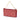 Red Fendi Zucchino Canvas Handbag